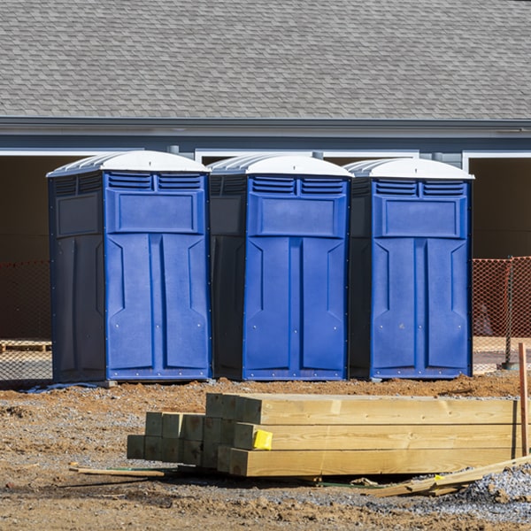 are there any restrictions on where i can place the porta potties during my rental period in Columbus Grove OH